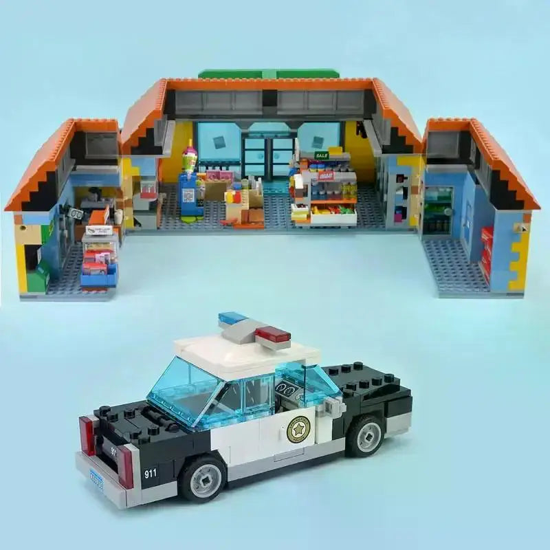 Available now: The Kwik-E-Mart and Supermarket House Model Building Block Sets 16004, 16005, 71016, 71006 - ideal toys for birthdays and Christmas gifts. - 02ALABA