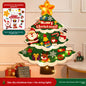 DIY Felt Christmas Tree Wall Decoration with LED Lights