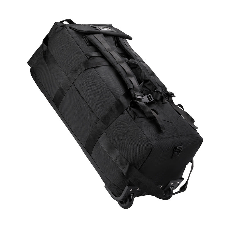 Foldable Wheeled Travel Bag with Backpack Straps